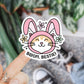 Mijn winkel Bloom, bestie! Waterdichte vinyl sticker