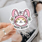 Mijn winkel Bloom, bestie! Waterdichte vinyl sticker