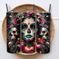 Mijn winkel Day of the Dead Tumbler - Vier het Leven met Kleurrijke Herinneringen!
