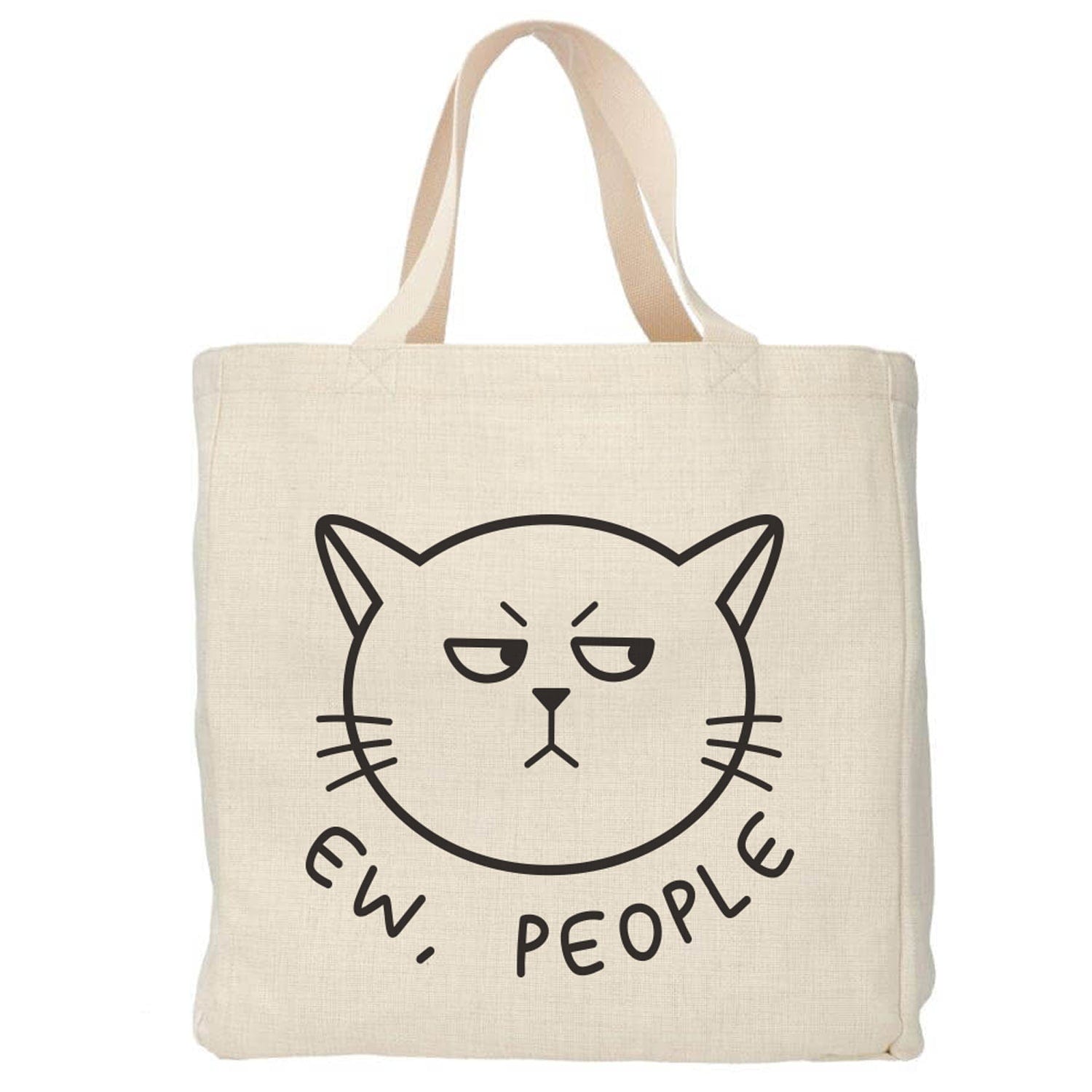 Mijn winkel Ew, People - tote bag - Boodschappentas 38 x48 cm