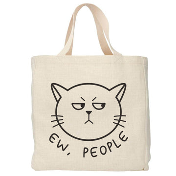 Mijn winkel Ew, People - tote bag - Boodschappentas 38 x48 cm