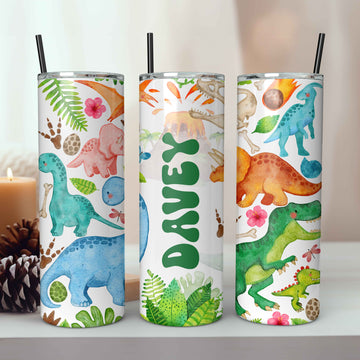 Mijn winkel Gepersonaliseerde dinosaurus drinkbeker - Maak hydratie leuk!