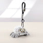 Mijn winkel Grijs Kawaii Spin Sleutelhanger – Pluche Knuffel Sleutelhanger 16cm