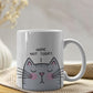 Mijn winkel Grijs Nope, not today katten mok - drie kleuren