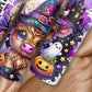 Mijn winkel Halloween Trick or Treat Schattig Highland Koetje Tumbler