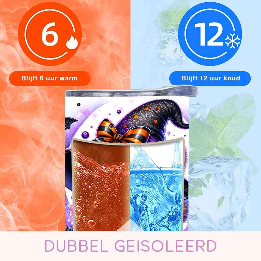 Mijn winkel Halloween Tumbler met Schattige Wasbeer