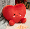 Mijn winkel Hart Kawaii Knuffel – Zacht Pluche Kussen 35 cm - Diverse soorten
