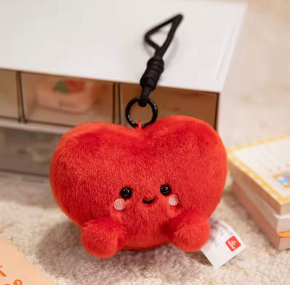 Mijn winkel Hart Kawaii Pluche Sleutelhanger – Hart, Regenboog of Wolk (12 cm) – Tas Accessoire