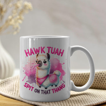 Mijn winkel Hawk Tuah Mok met Spugende Alpaca
