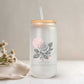 Mijn winkel Horoscoop glazen bekers met bijpassende bloemen - 500ml