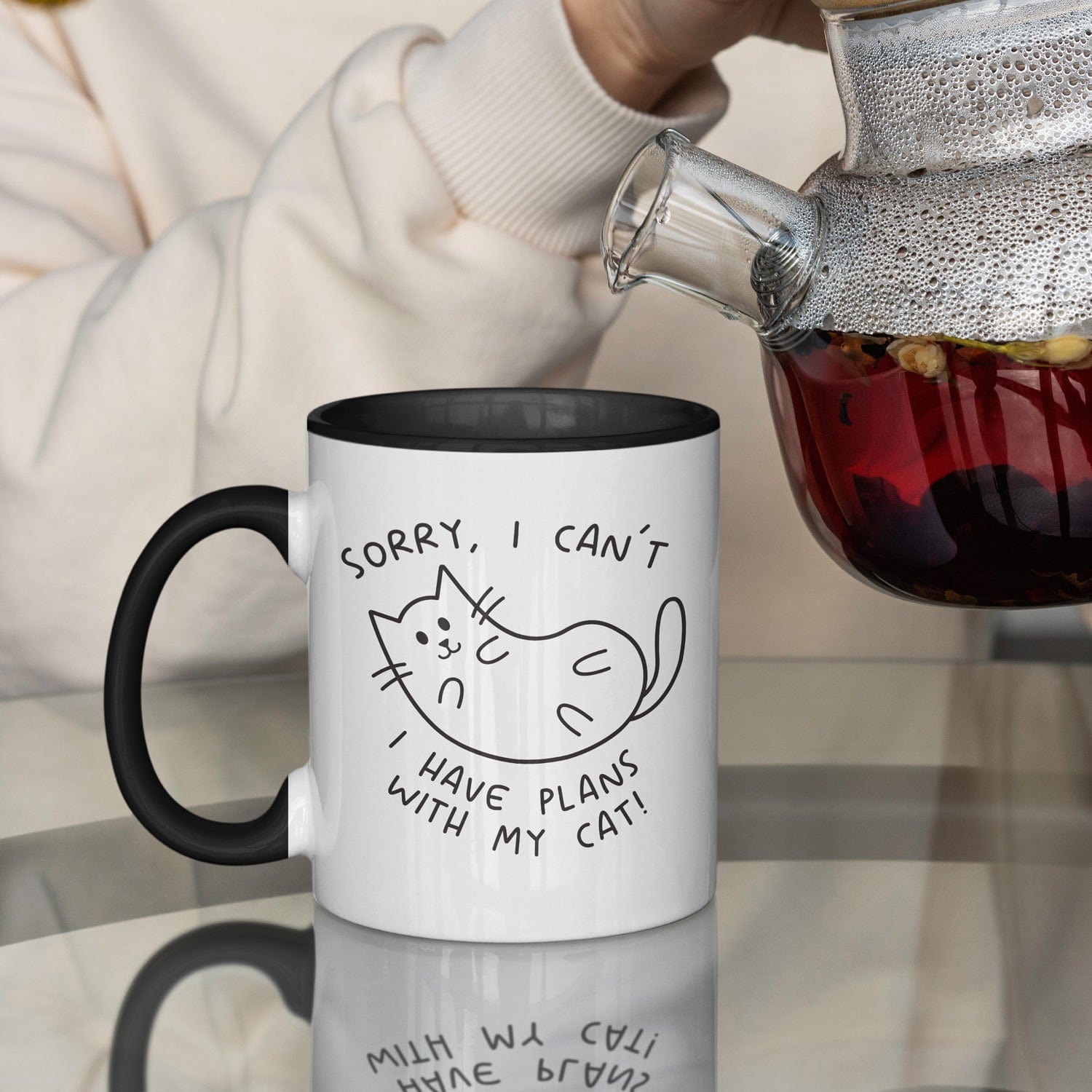 Mijn winkel I have plans with my cat mok – De perfecte mok voor kattenliefhebbers