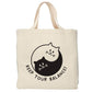 Mijn winkel Keep your balance - tote bag - Boodschappentas 38 x48 cm
