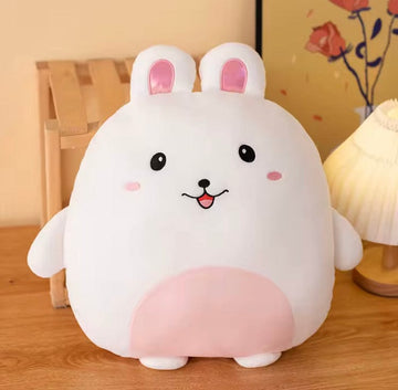 Mijn winkel Konijn Pluche Knuffel Kussen 40 cm - Superzachte Pluche Knuffel
