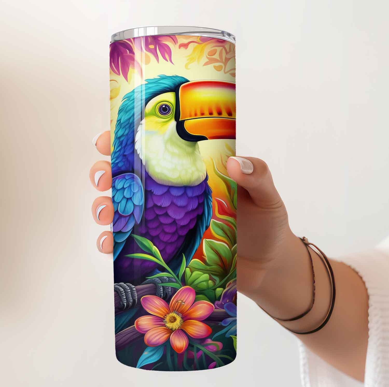Mijn winkel Levendige toekan tumbler