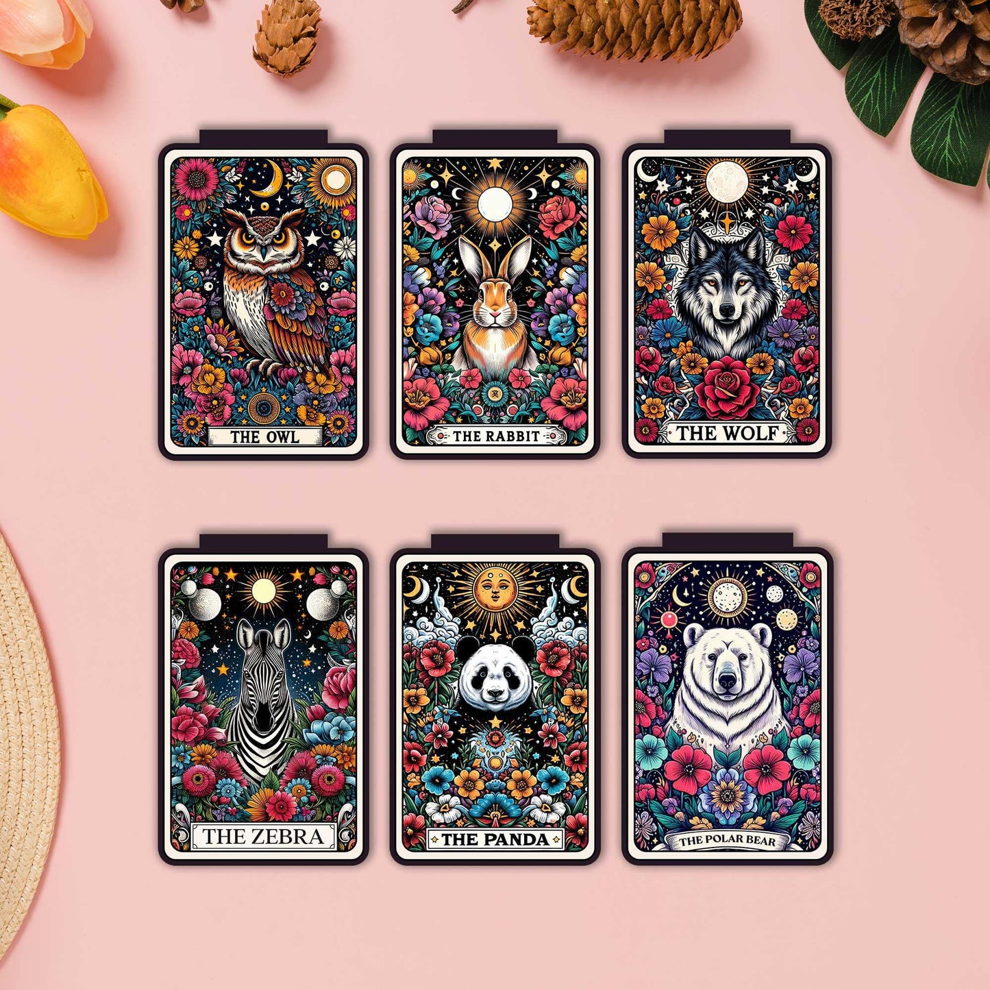 Mijn winkel Magnetische boekenlegger tarot dieren - Diverse varianten