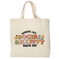 Mijn winkel My social anxiety says no tote bag - Boodschappentas 38 x48 cm