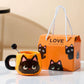 Mijn winkel Oranje Katten Koffiemok – Schattig Zwart Kattenkopje
