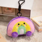 Mijn winkel Regenboog Kawaii Pluche Sleutelhanger – Hart, Regenboog of Wolk (12 cm) – Tas Accessoire
