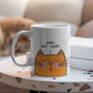 Mijn winkel Rood Nope, not today katten mok - drie kleuren