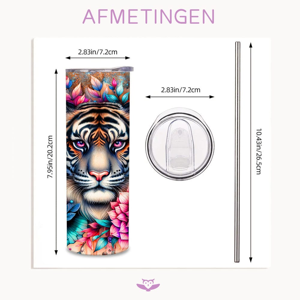 Mijn winkel Stoere tijger drinkbeker