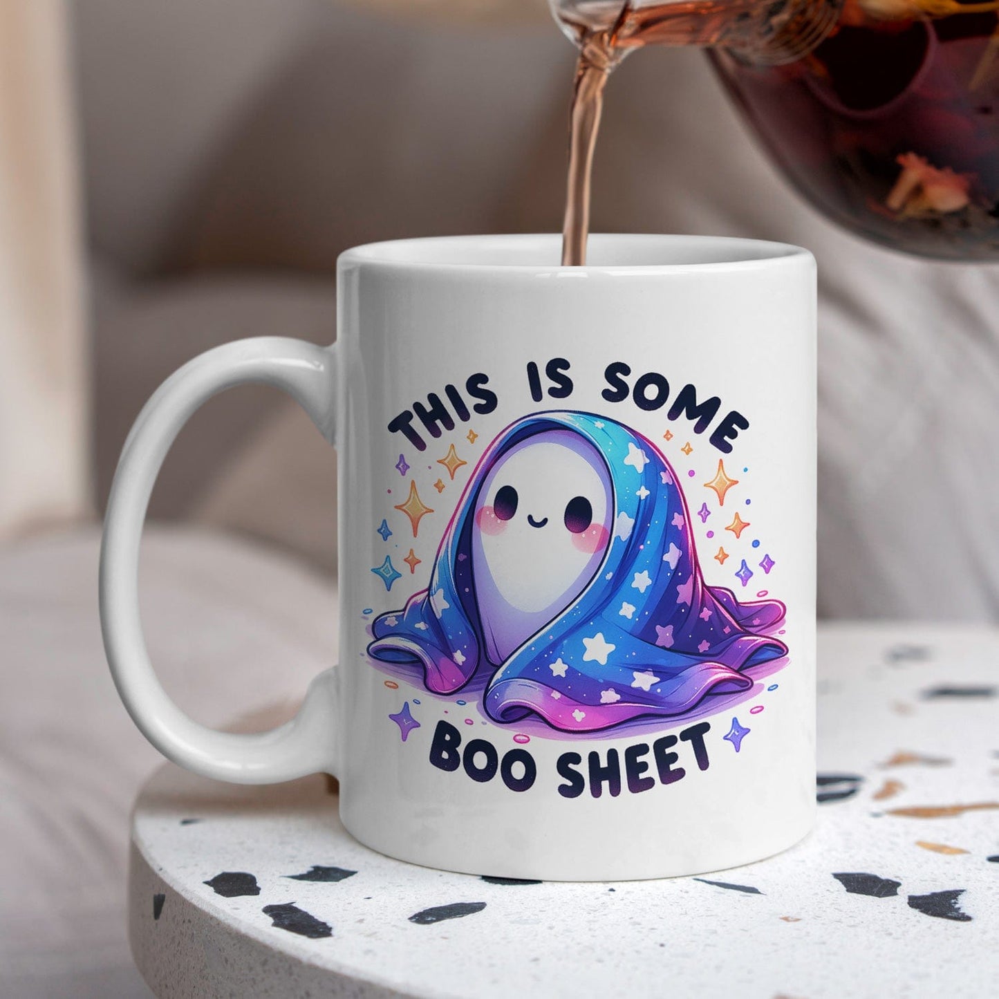 Mijn winkel This is Some Boo Sheet Koffiemok - Grappige Spookjes Mok