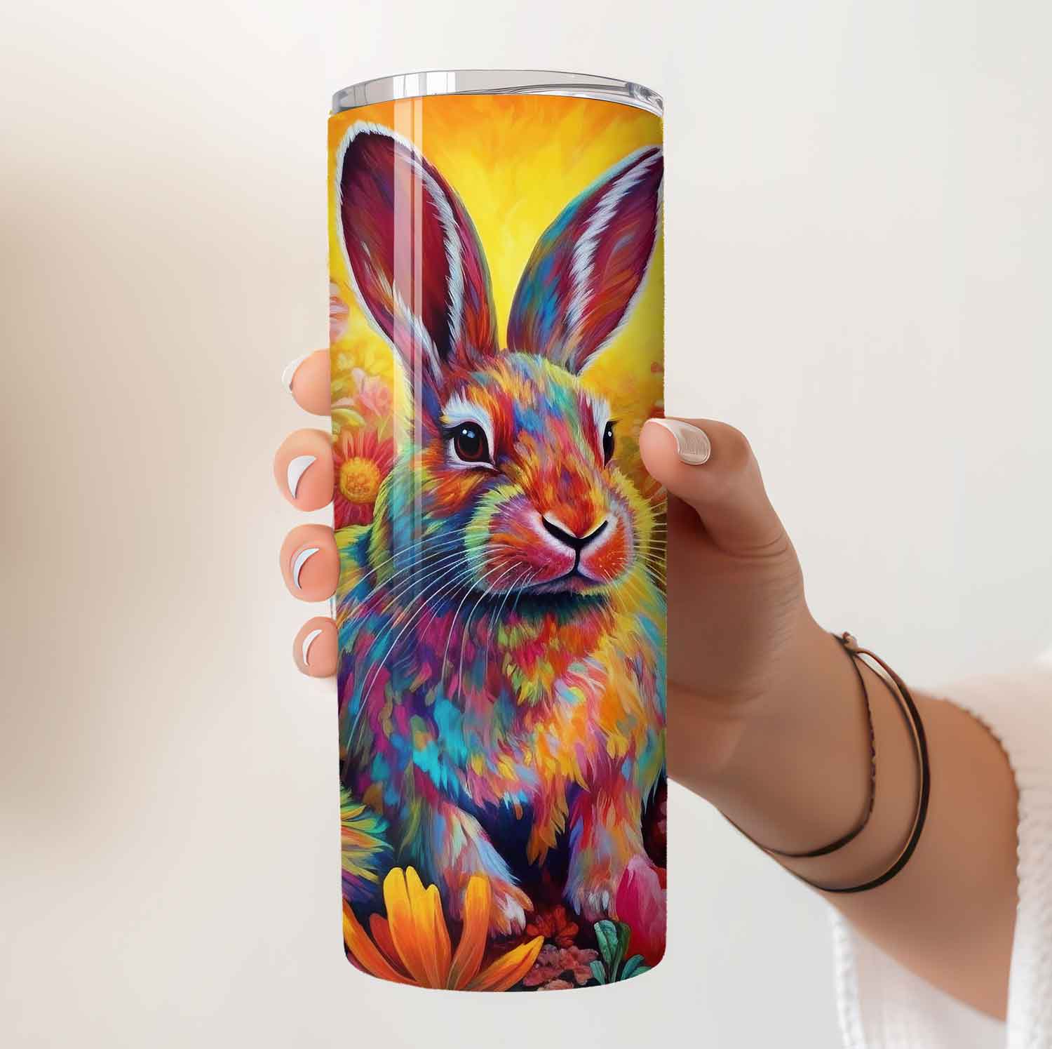 Mijn winkel Tumbler met Schattig Konijn