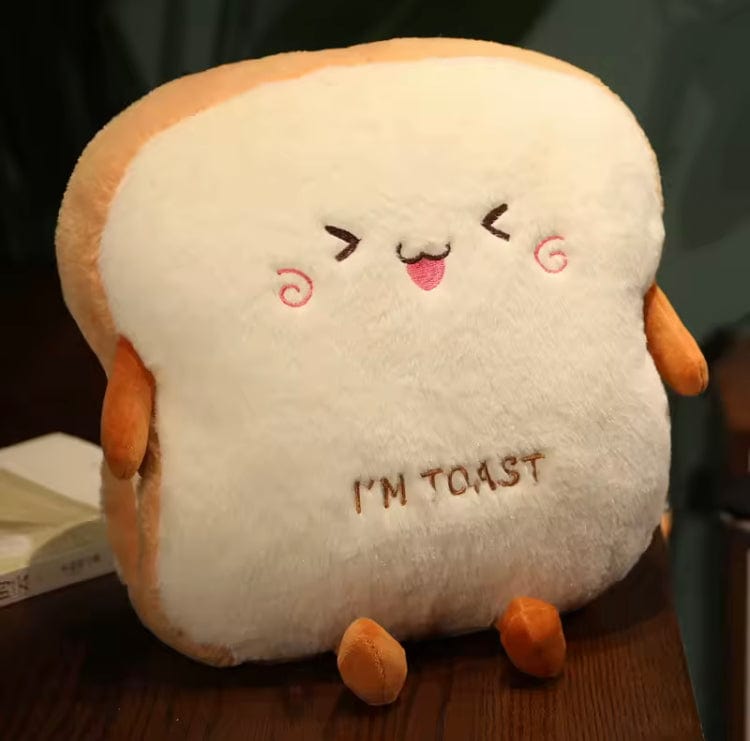 Mijn winkel Verlegen I'm Toast zacht Pluche handkussen