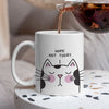 Mijn winkel Wit Nope, not today katten mok - drie kleuren