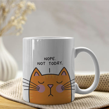 Nope, not today katten mok - drie kleuren