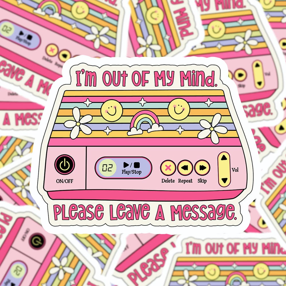 Out of my mind vinyl sticker