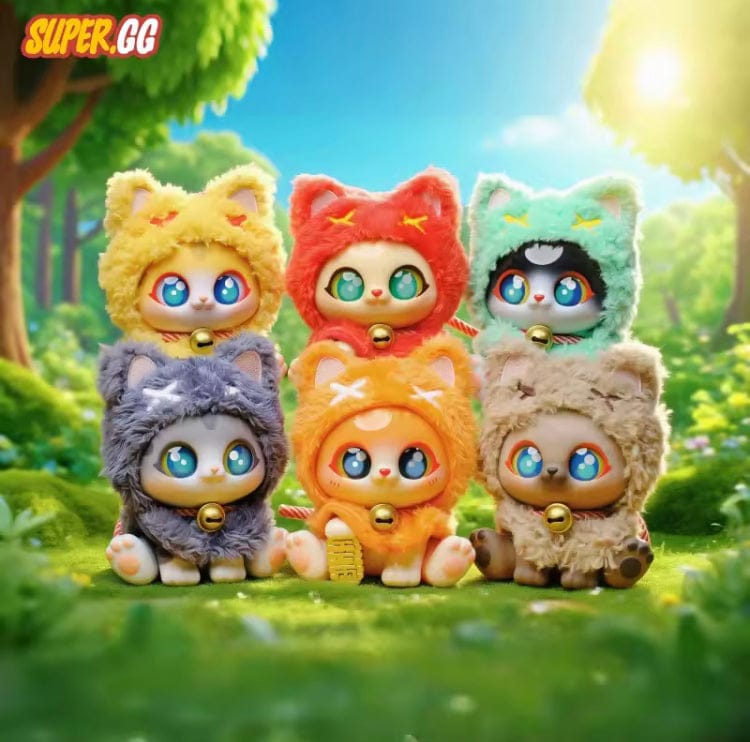 Picoco Lucky Cloak Cat Blind Box 🐱 - Kawaii Collectible Sleutelhanger