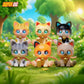 Picoco Lucky Cloak Cat Blind Box 🐱 - Kawaii Collectible Sleutelhanger