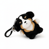 Puppy Hond Tashanger 15 cm – Schnauzer Husky Corgi Shiba Inu – Kawaii Knuffel Sleutelhanger & Rugzak Accessoire