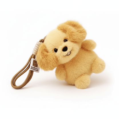 Puppy Hond Tashanger 15 cm – Schnauzer Husky Corgi Shiba Inu – Kawaii Knuffel Sleutelhanger & Rugzak Accessoire
