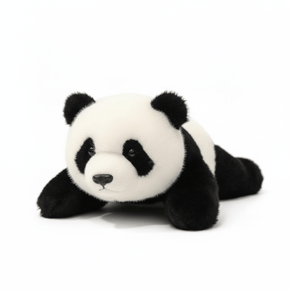 Realistische Panda Knuffel 🐼 - Superzachte Fluffy Plush & Cute Cadeau 30-45cm - Licht verzwaard