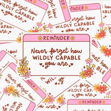 Reminder waterdichte vinyl sticker