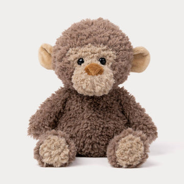 Retro Vrienden Aap Knuffel 30cm – Zachte Retro Apenknuffel – Pluche Knuffelaap