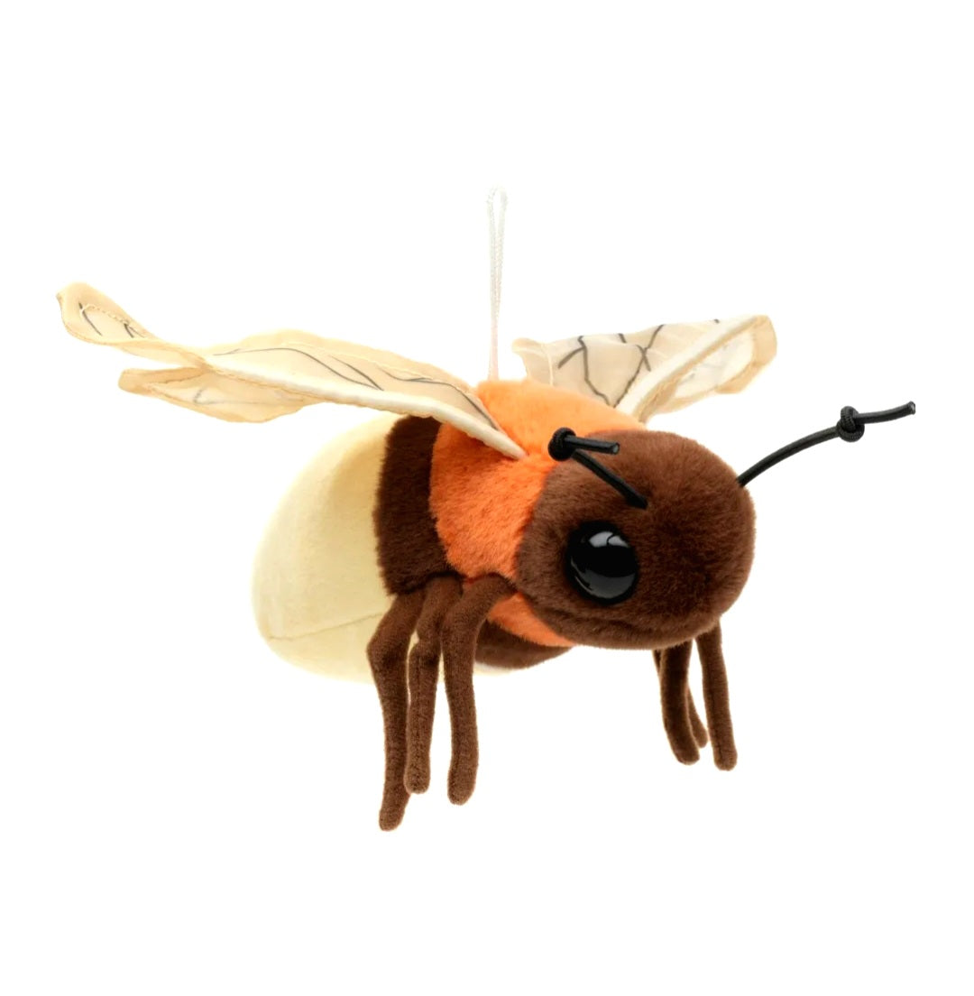 Glow in the Dark Vuurvlieg Knuffel 17 cm – Fluorescerende Pluche Insect Knuffel – Lichtgevende Knuffel – Cadeau voor Kinderen Creasowl