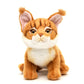 Maine Coon Kat Knuffel Zittend Bruin 18 cm – Superzachte Pluche Kitten – Katten Knuffel – Huisdier Knuffel – Cadeau voor Kinderen en Kattenliefhebbers Creasowl