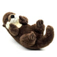 Uni-Toys Eco-Line Otter Knuffel 26 cm – Backswimmer Pluche Otter – 100% Gerecycled Materiaal – Bos- en Waterdier Knuffel – Duurzaam Cadeau Creasowl