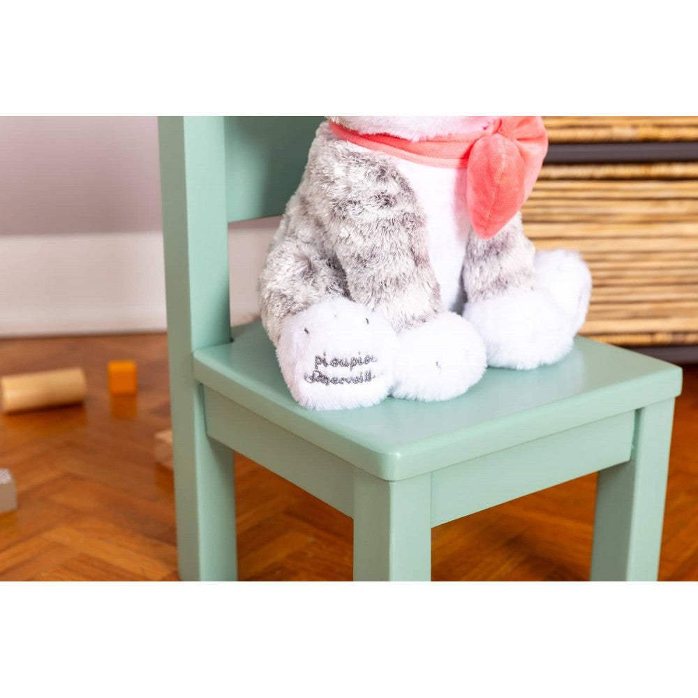 Moustache Knuffel Nachtlampje Kat 28 cm – Lichtgevende en Muzikale Kitten – Zachte Pluche Knuffel met Muziek en Lampje Creasowl