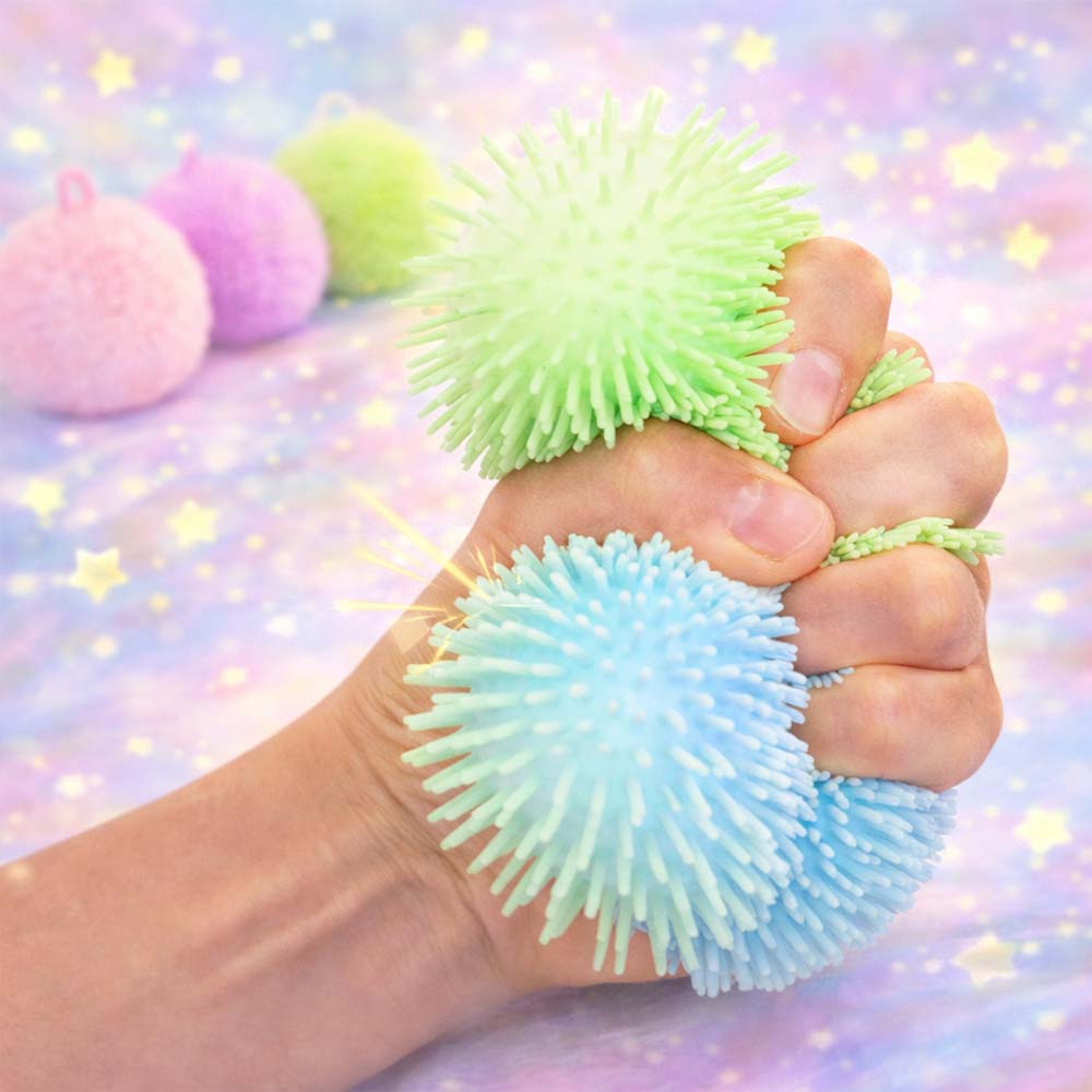 Fluffy Squish Pastel 9 cm – Zachte Sensorische Stressbal – Pastelkleurige Squishy – Friemelspeelgoed Creasowl