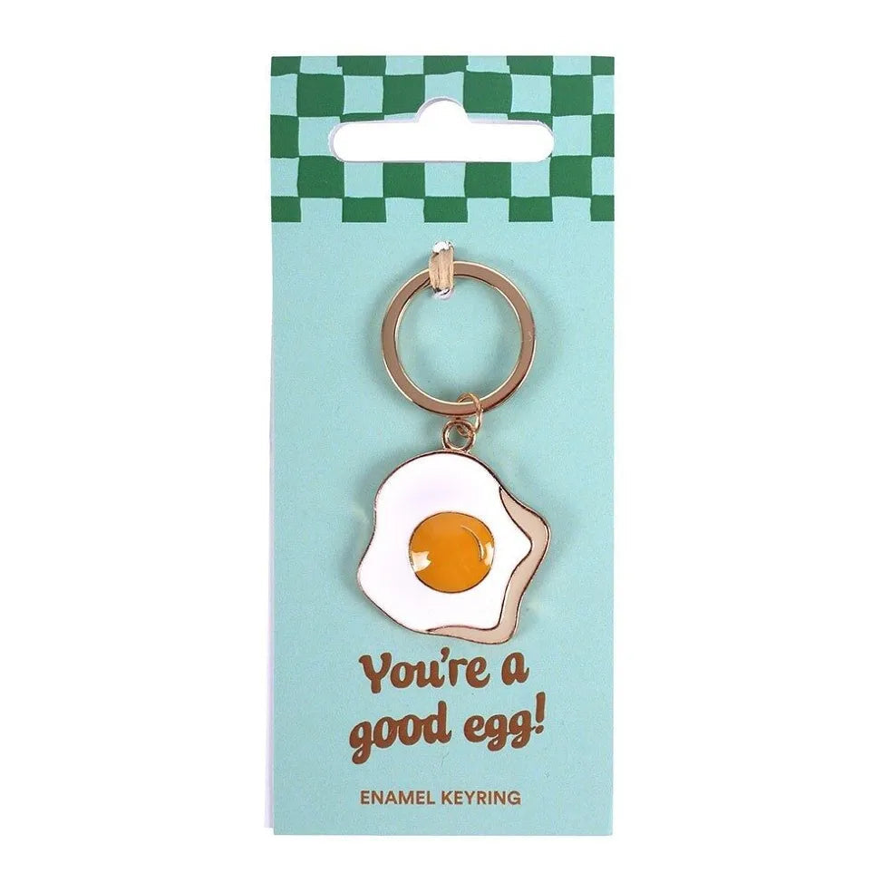 You're a Good Egg Sleutelhanger – Schattige Sleutelhanger met Tekst – Cadeautje voor Vriendin, Collega of Beste Vriend Creasowl