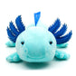 Uni-Toys Axolotl Knuffel Lichtblauw 32 cm – Glow in the Dark Pluche Axolotl – Fluorescerende Knuffel – Waterdier Pluche – Cadeau voor Kinderen Creasowl