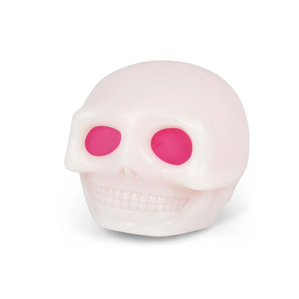Squeezy Skull Horror 6 cm – Knijpbare Schedel Stressbal – Sensorisch Friemelspeelgoed Creasowl