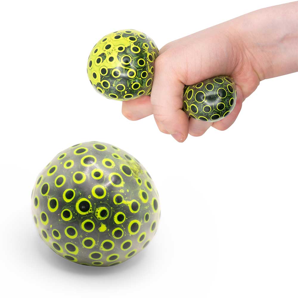 Neon Beans Squish Ball 6 cm – Anti Stress Bal – Sensorisch Friemelspeelgoed Creasowl