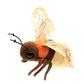 Glow in the Dark Vuurvlieg Knuffel 17 cm – Fluorescerende Pluche Insect Knuffel – Lichtgevende Knuffel – Cadeau voor Kinderen Creasowl