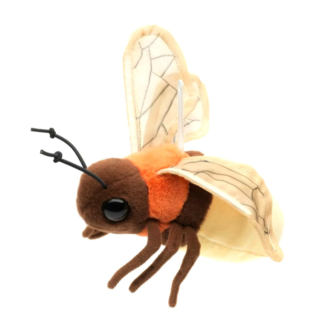 Glow in the Dark Vuurvlieg Knuffel 17 cm – Fluorescerende Pluche Insect Knuffel – Lichtgevende Knuffel – Cadeau voor Kinderen Creasowl