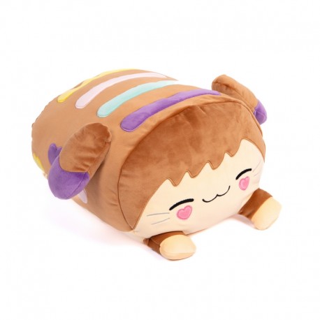 Cushablez Wafelkussen 30 cm – Superzacht Pluche Kussen – Schattige Wafel Knuffel Creasowl
