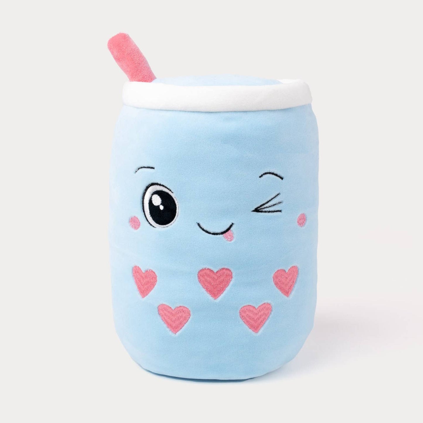 Squeezie Bubble Tea Knuffel Klein Turkoois – Schattige Boba Tea Knuffel Creasowl